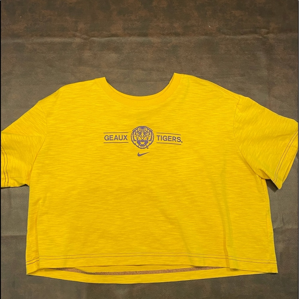 LSU Nike crop top